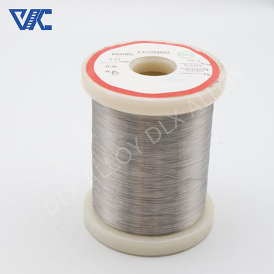 Đèn lò sưởi sáng siêu mỏng 0,025mm 0,05mm Nichrome hợp kim Ni80Cr20 Cầu kháng sợi sưởi
